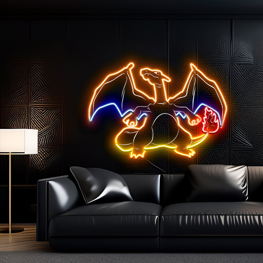 Charizard Laser Sign