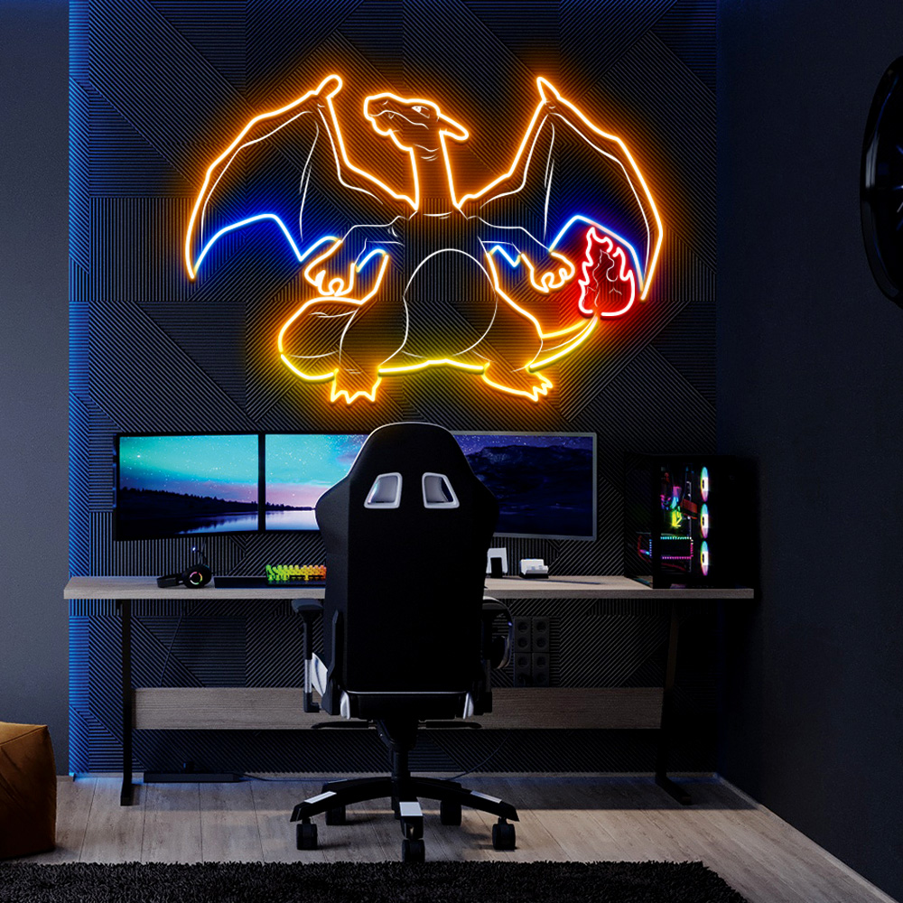 Charizard Laser Sign