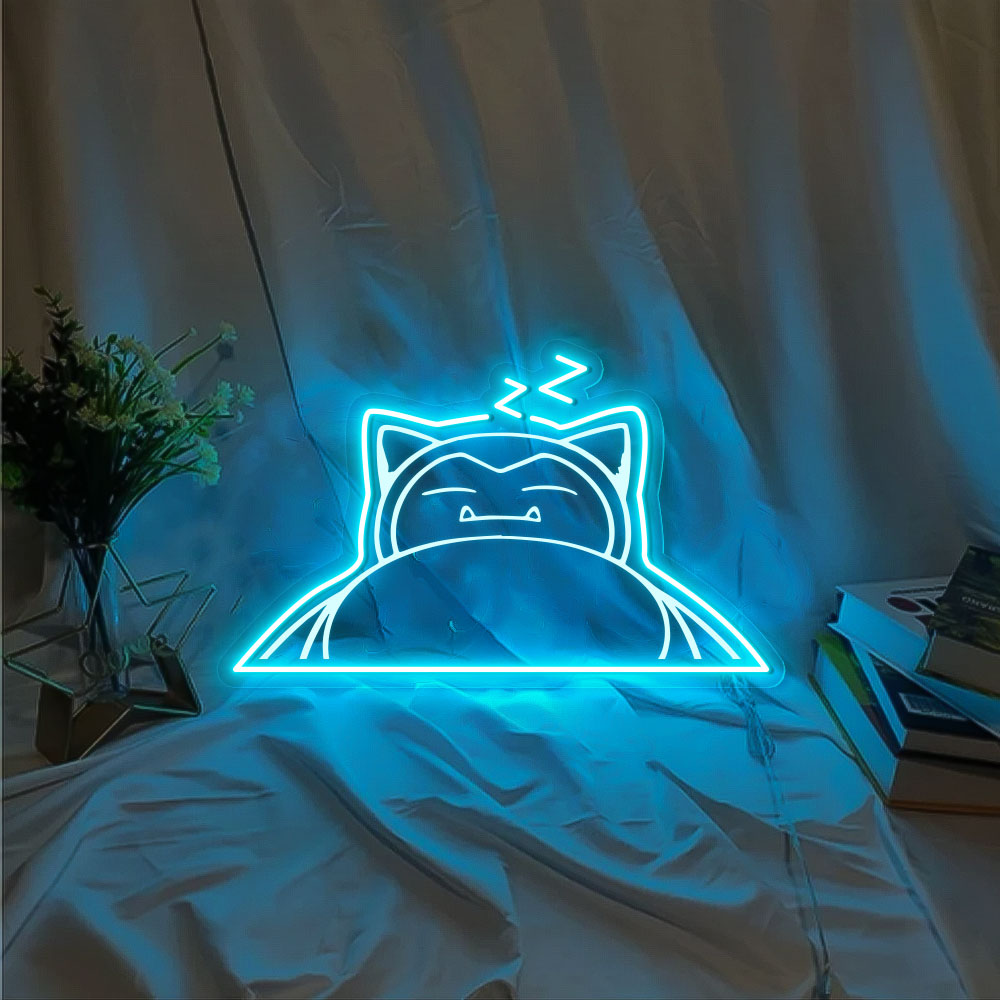 Snorláx Sleeping Laser Sign