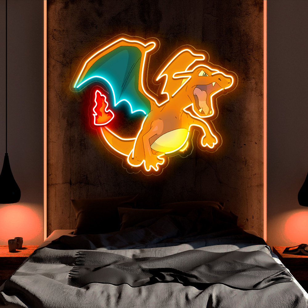 Charizard UV Sign