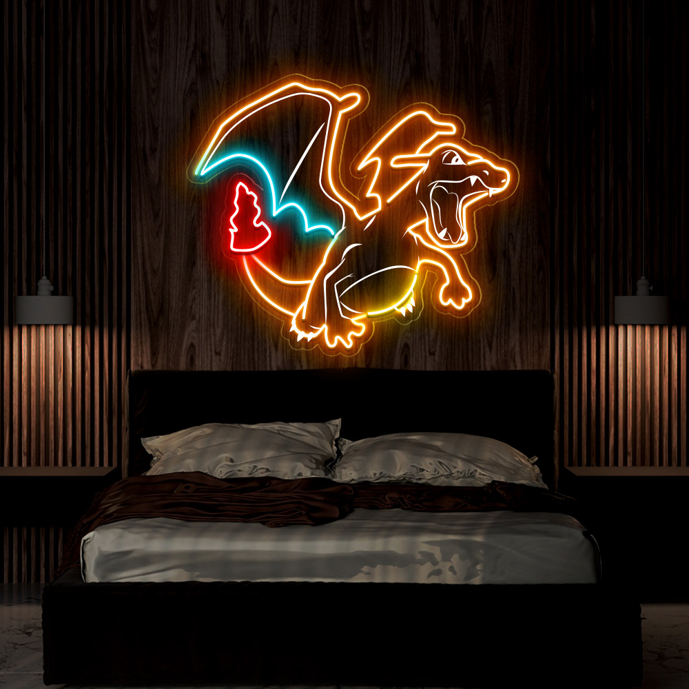 Pokemon Charizard Laser Sign