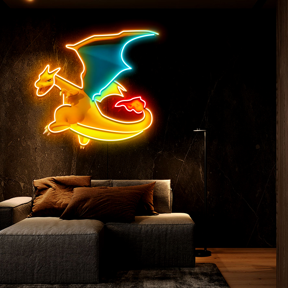 Charizard UV Sign