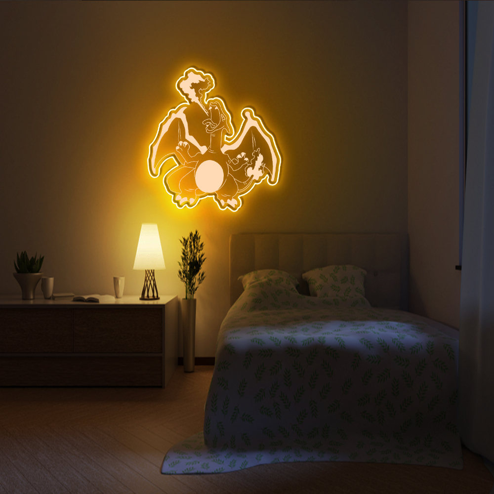 Charizard Laser Sign