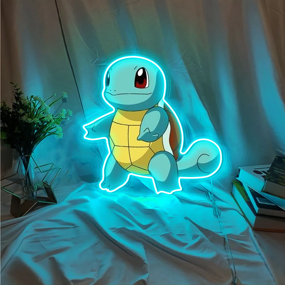 Squirtle UV Sign