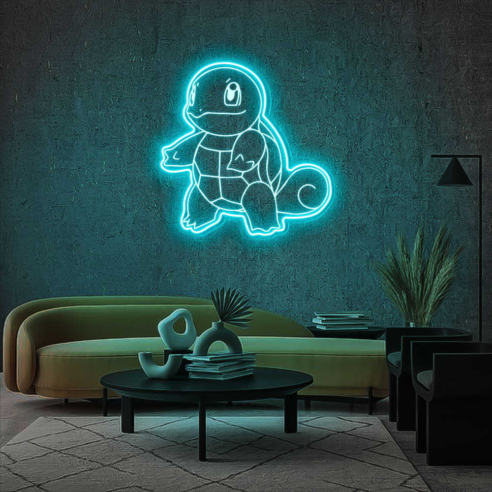 Squirtle Laser Sign