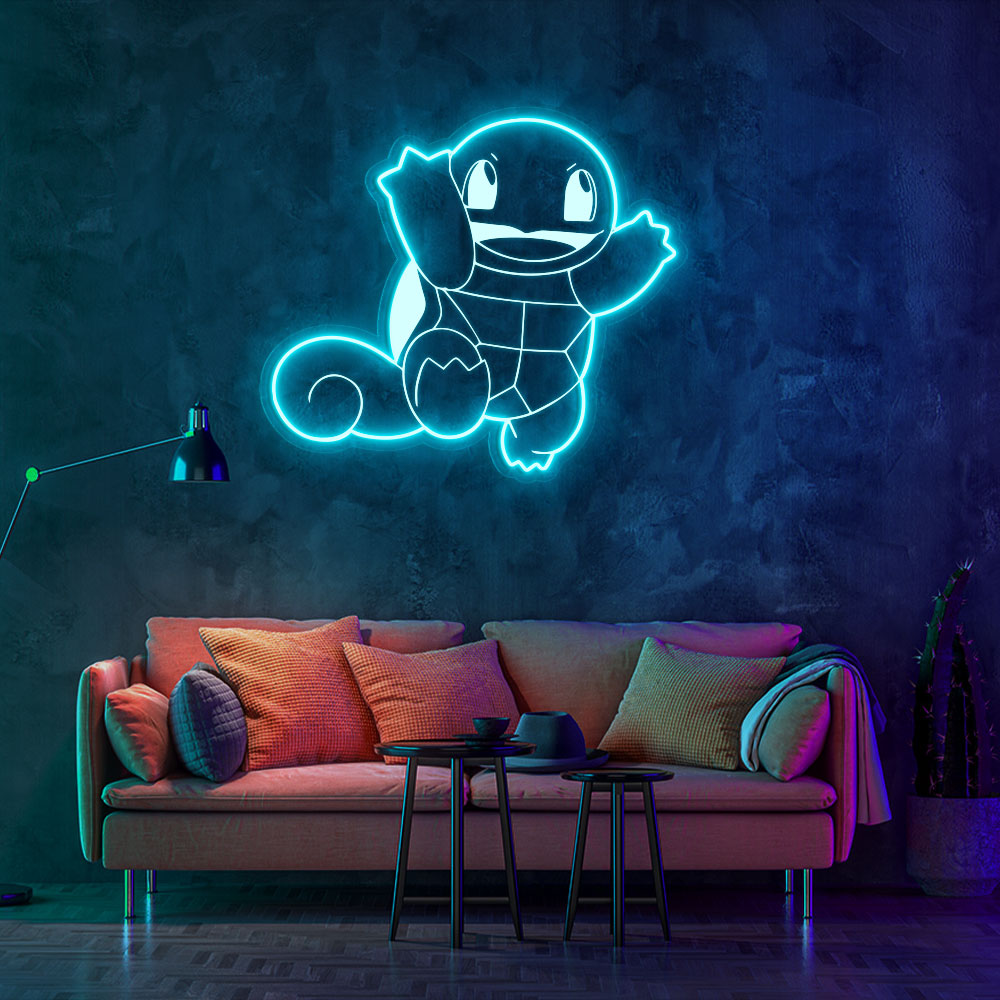 Squirtle Laser Sign