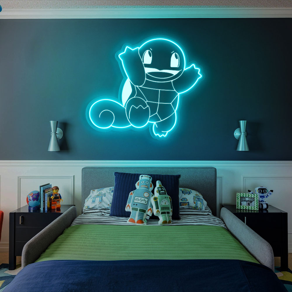 Squirtle Laser Sign