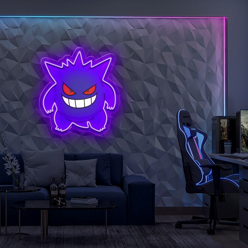 Gengar UV Sign