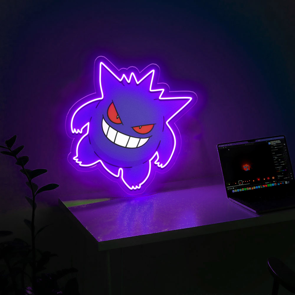 Gengar UV Sign