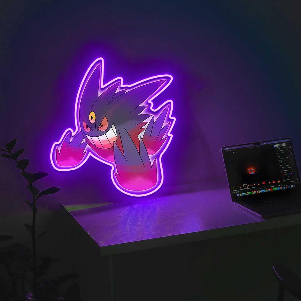 Gengar UV Sign