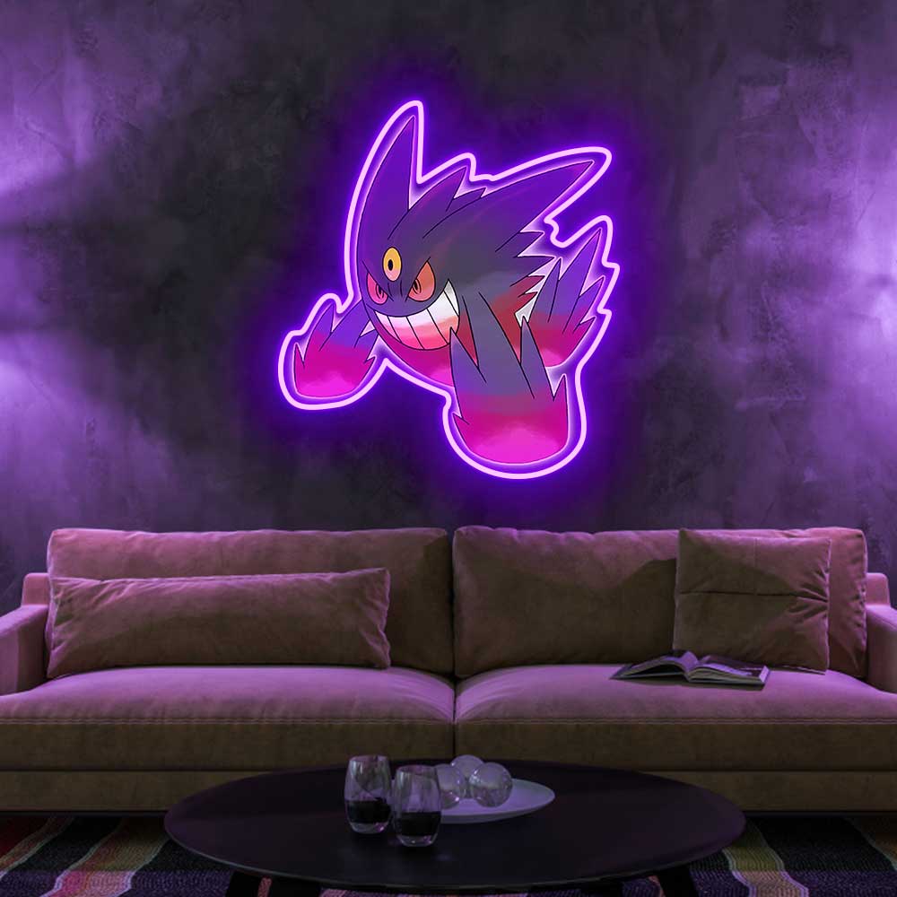 Gengar UV Sign