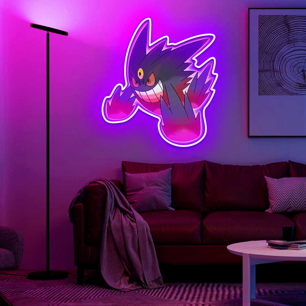 Gengar UV Sign