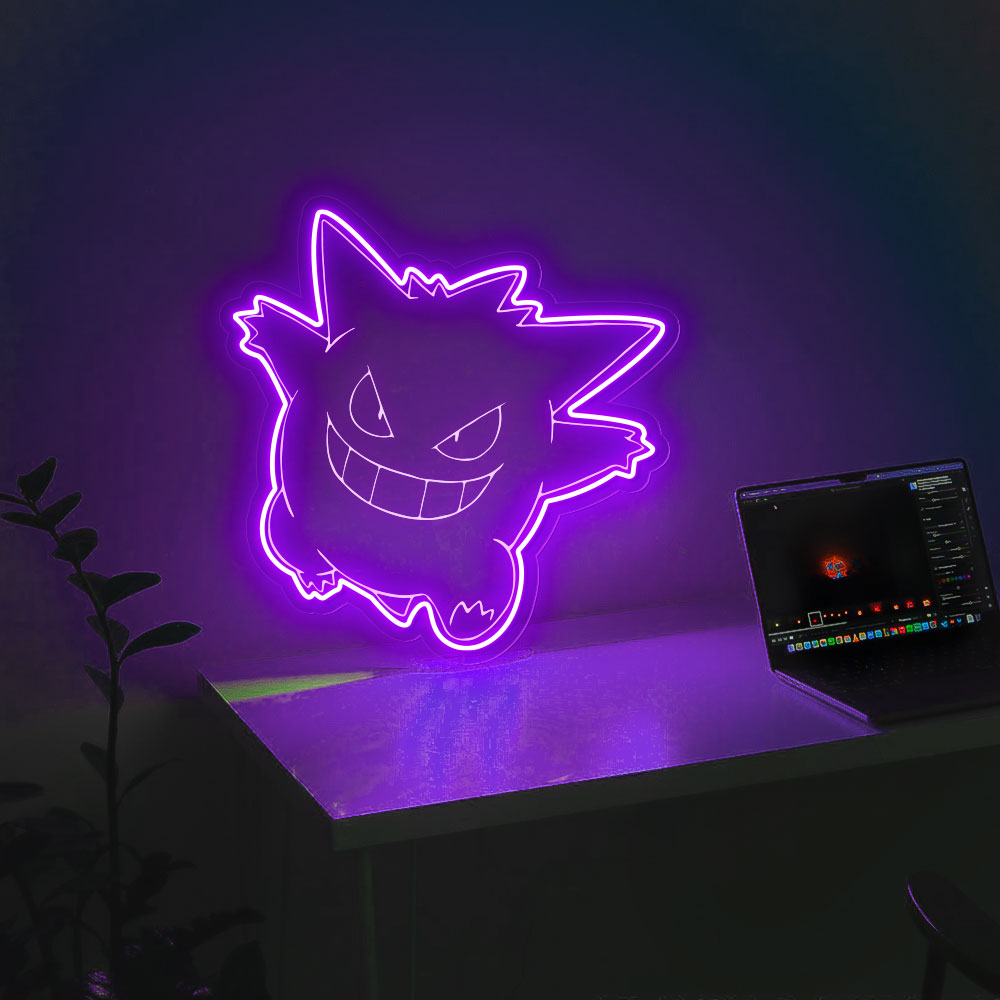 Gengar Laser Sign