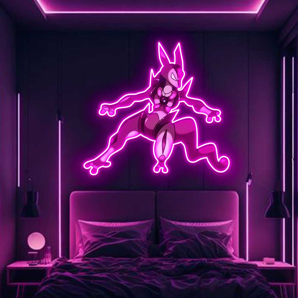 Mewtwo UV Sign