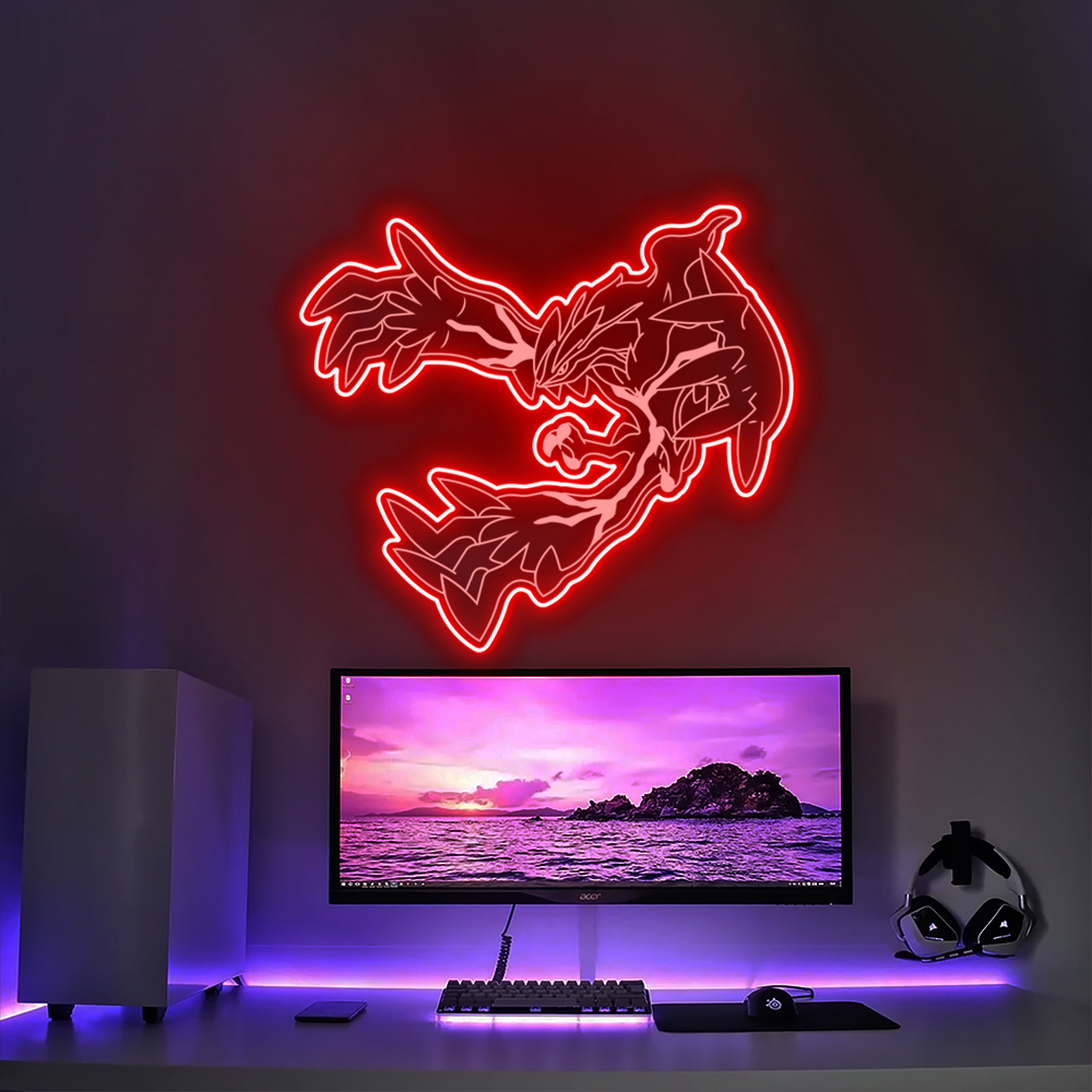 Yveltal Laser Sign
