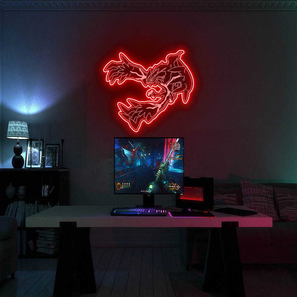 Yveltal Laser Sign