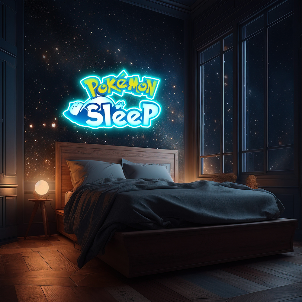 Pokemon Sleep Neon Sign