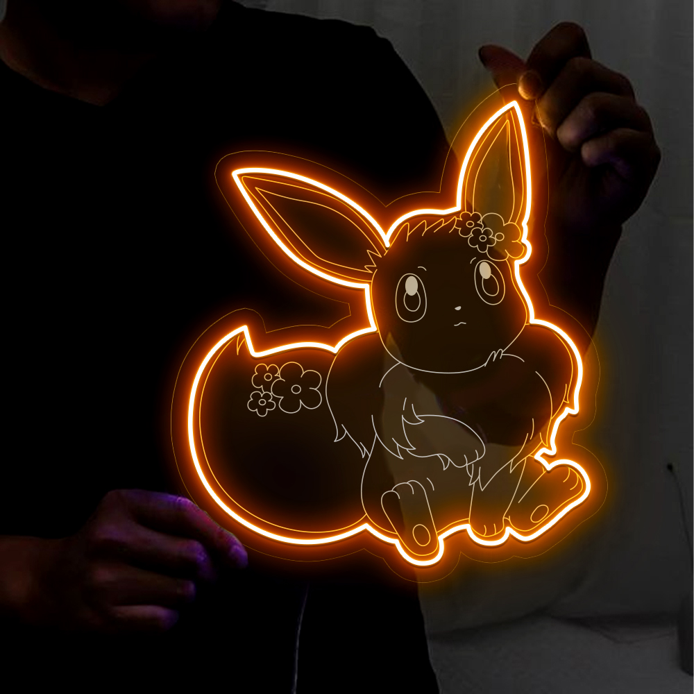 Pokemon Evee Laser Sign