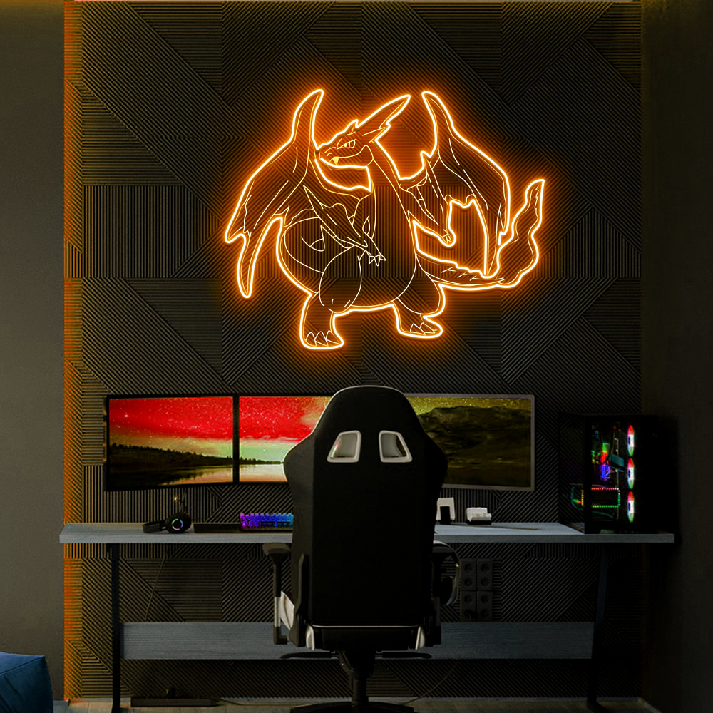 Pokemon Charizard Laser Sign