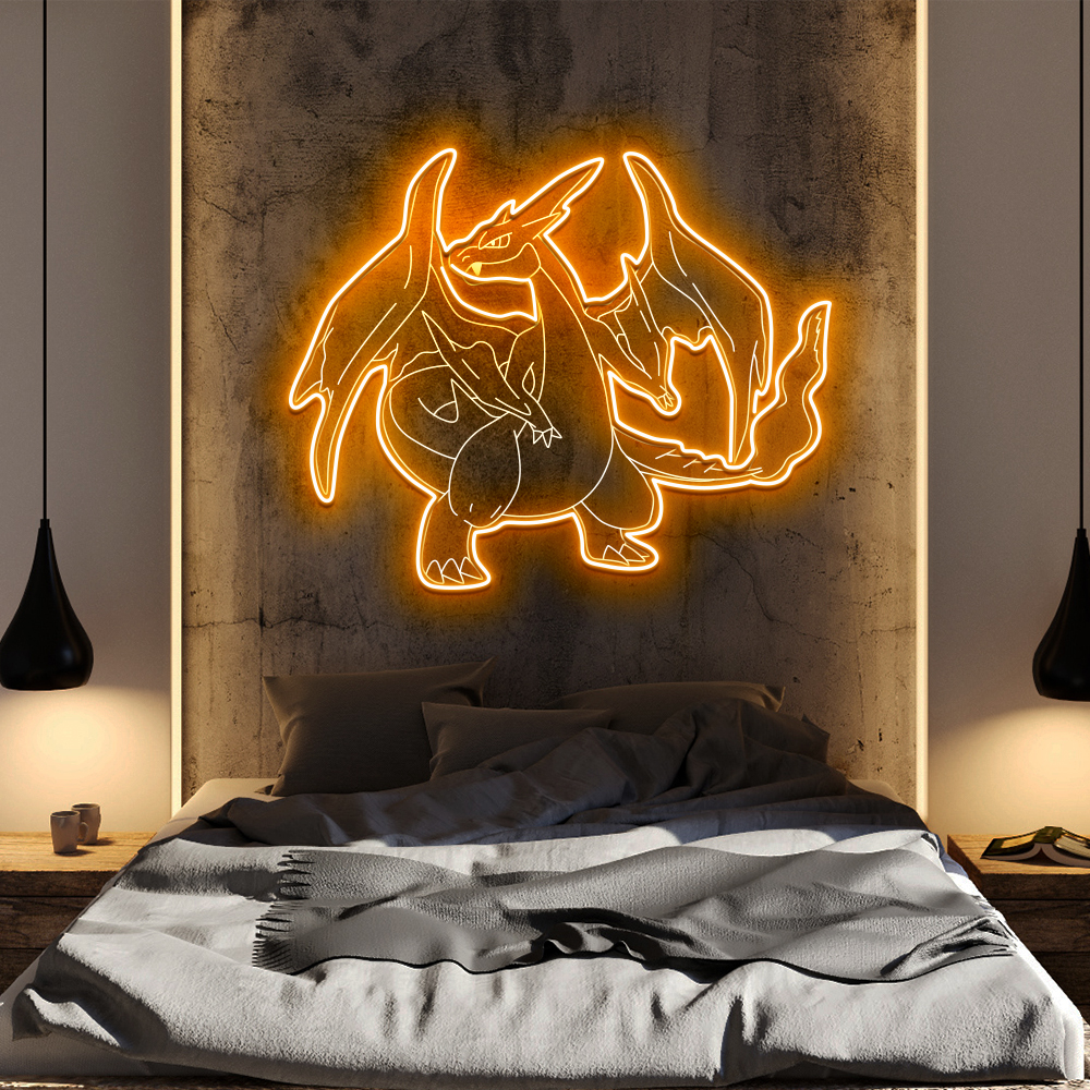 Pokemon Charizard Laser Sign