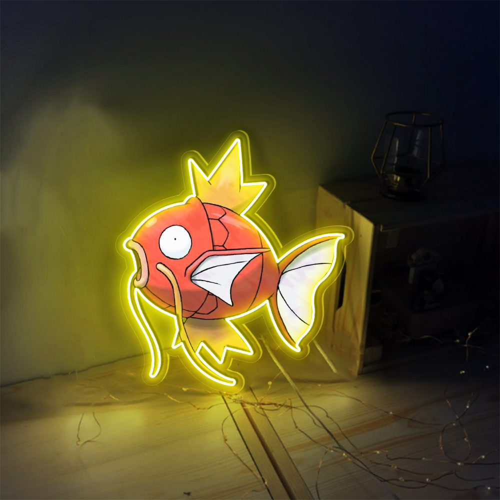 Magikarp UV Sign