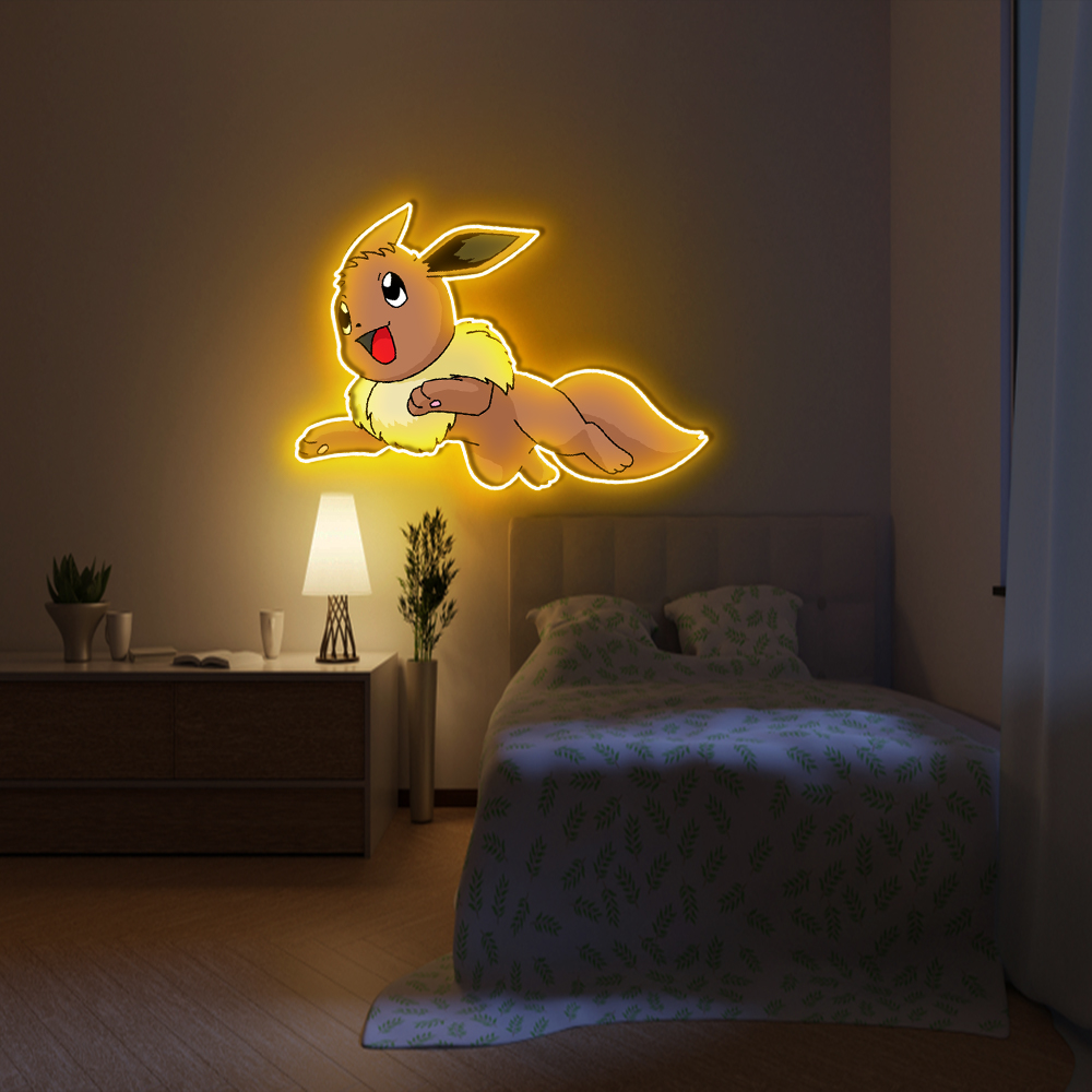 P𝐨kemon 𝓔evee Neon Sign