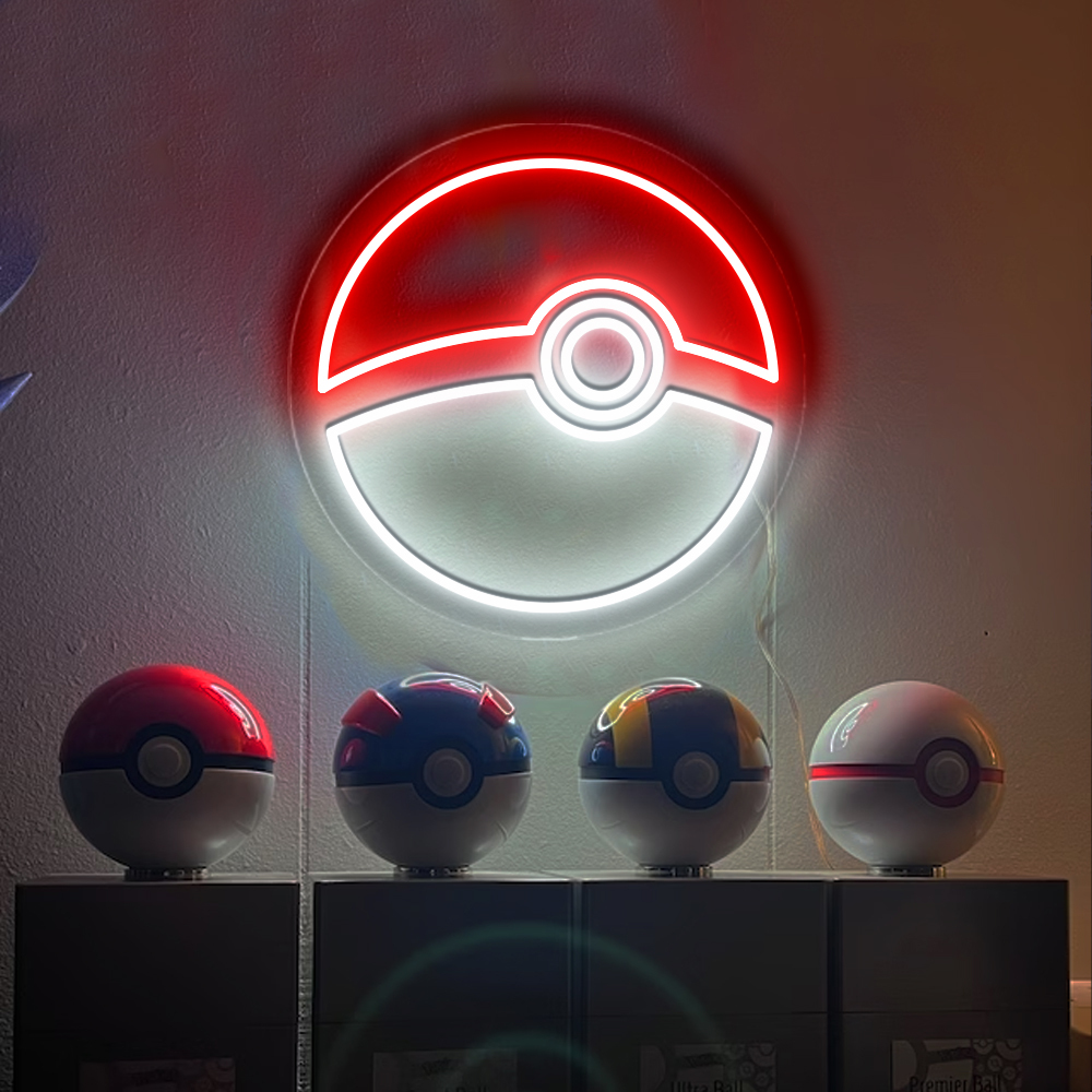 Pokeball Neon Led Sign