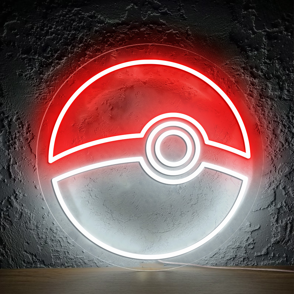 Pokeball Neon Led Sign