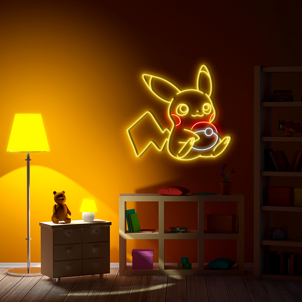 Pikachu Pokemon Neon Led Sign