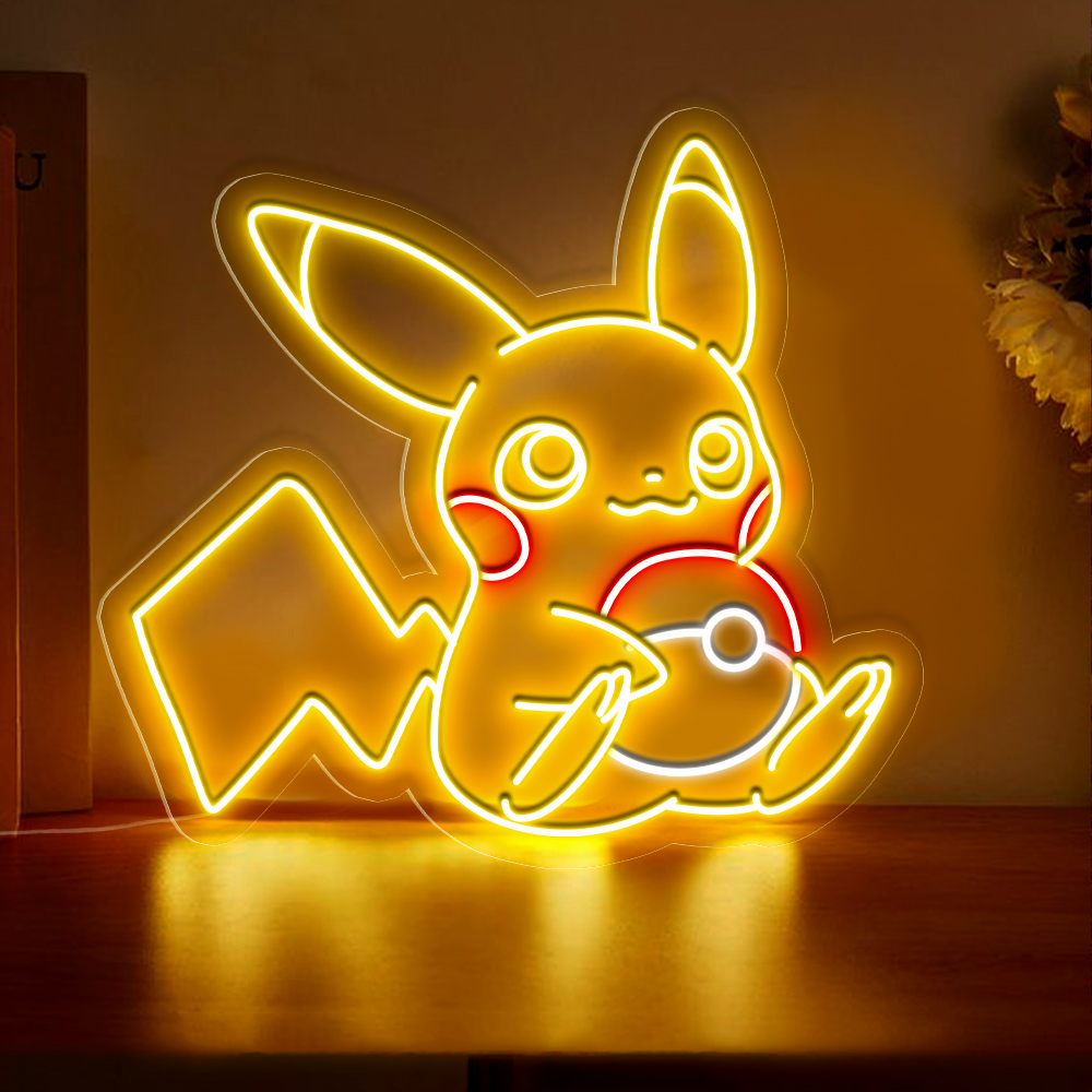 Pikachu Pokemon Neon Led Sign