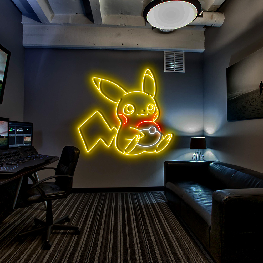Pikachu Pokemon Neon Led Sign