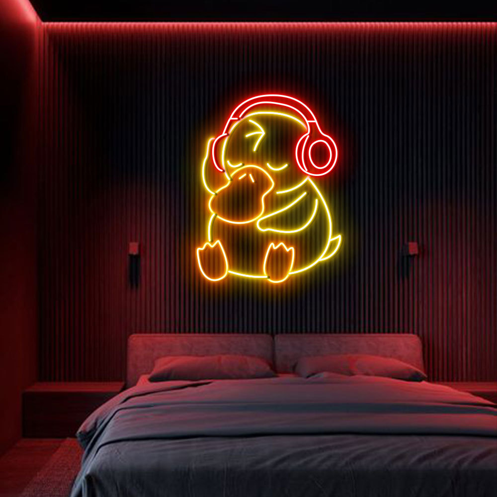 PSY Duck Neon Led Sign