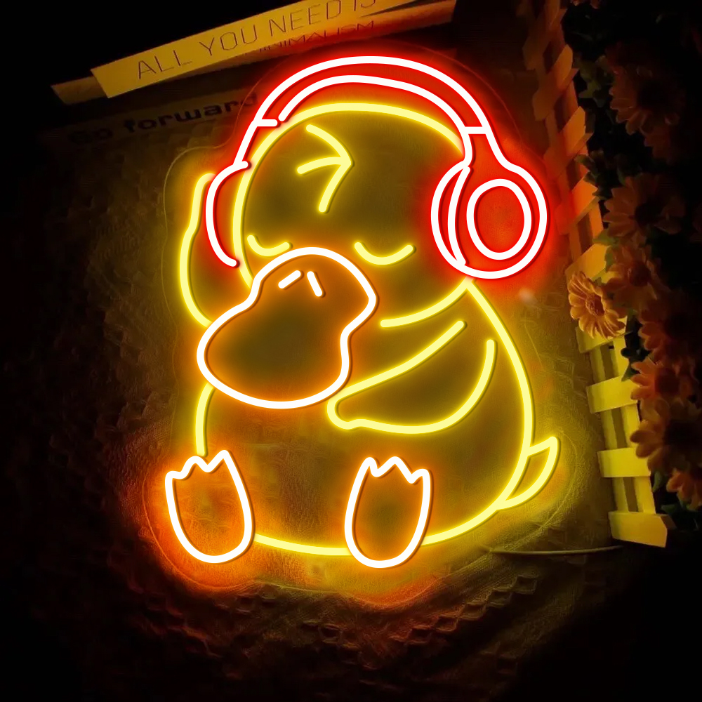 PSY Duck Neon Led Sign