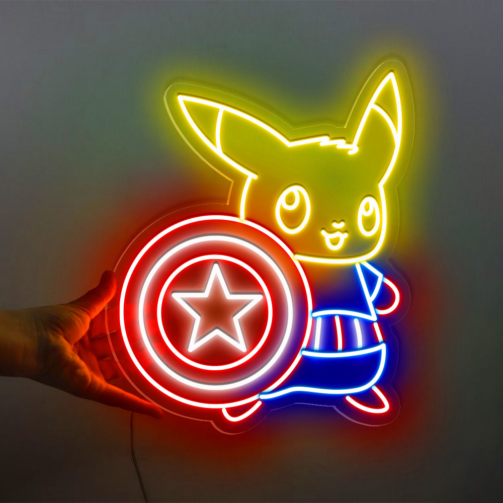 Pikachu Neon Sign Pokemon LED Sign