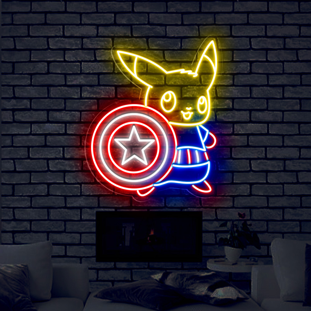 Pikachu Neon Sign Pokemon LED Sign