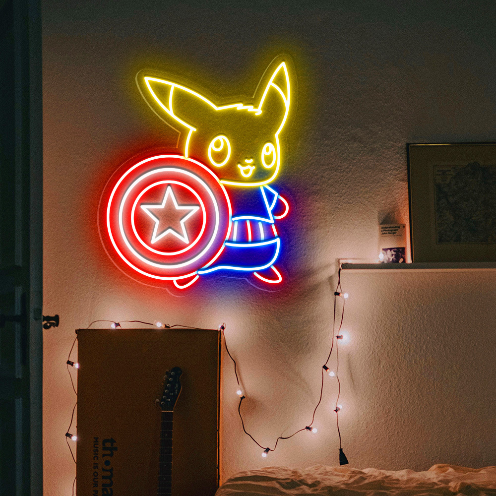 Pikachu Neon Sign Pokemon LED Sign