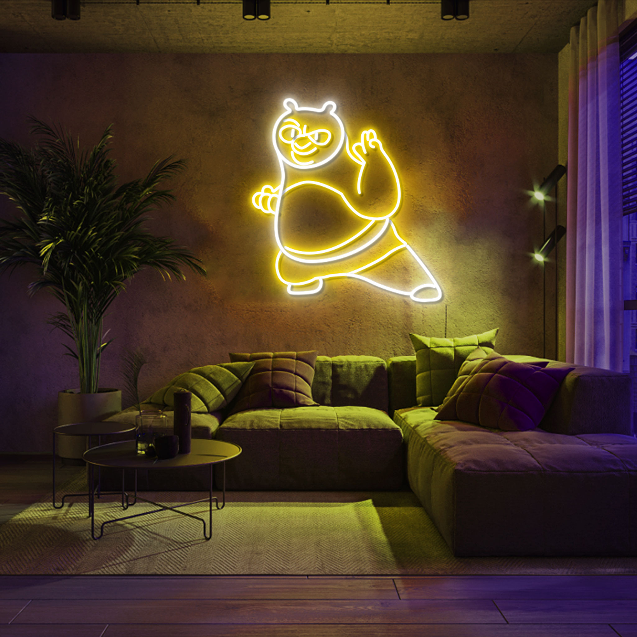 Kungfu Panda Neon Sign