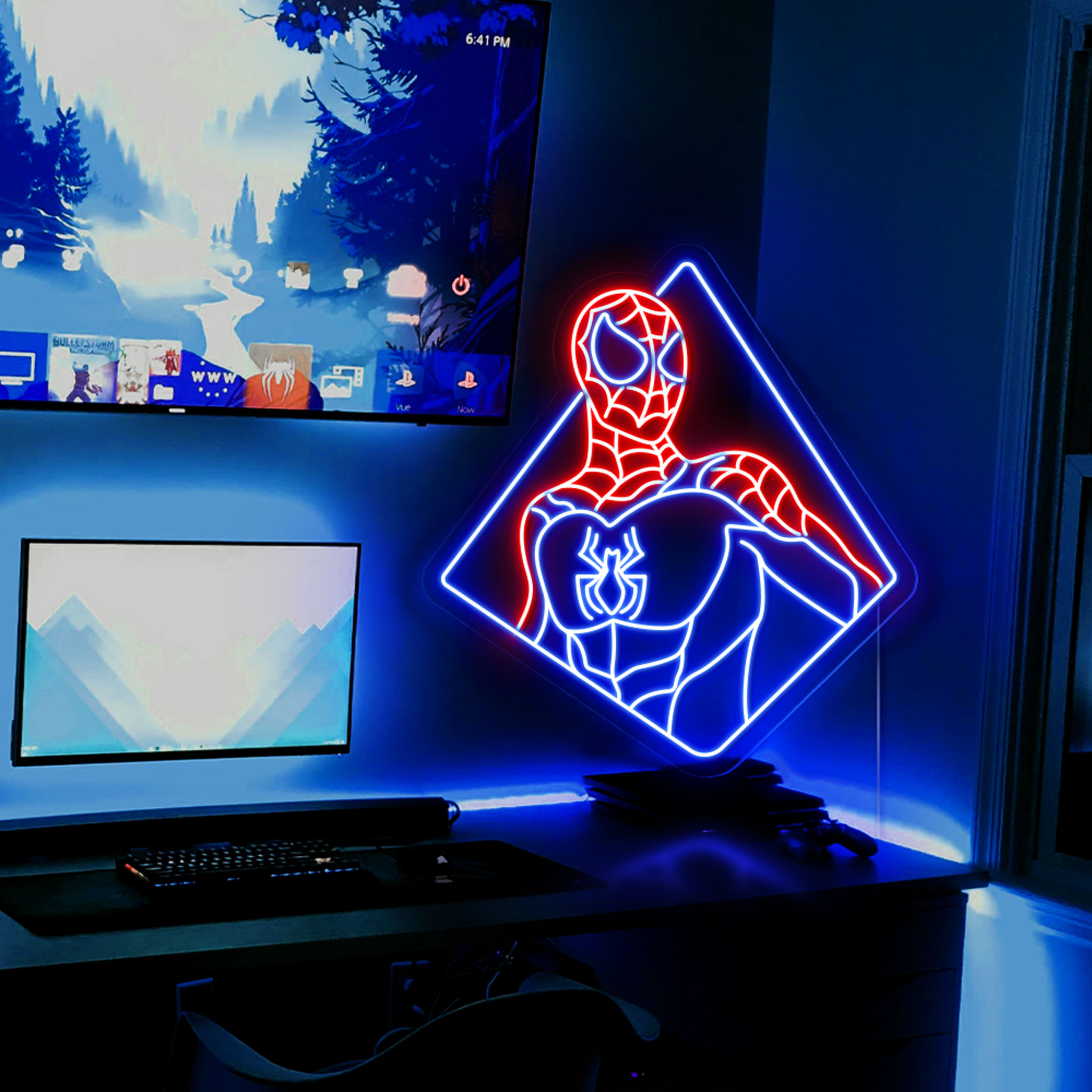 Spiderman LED Neon Sign