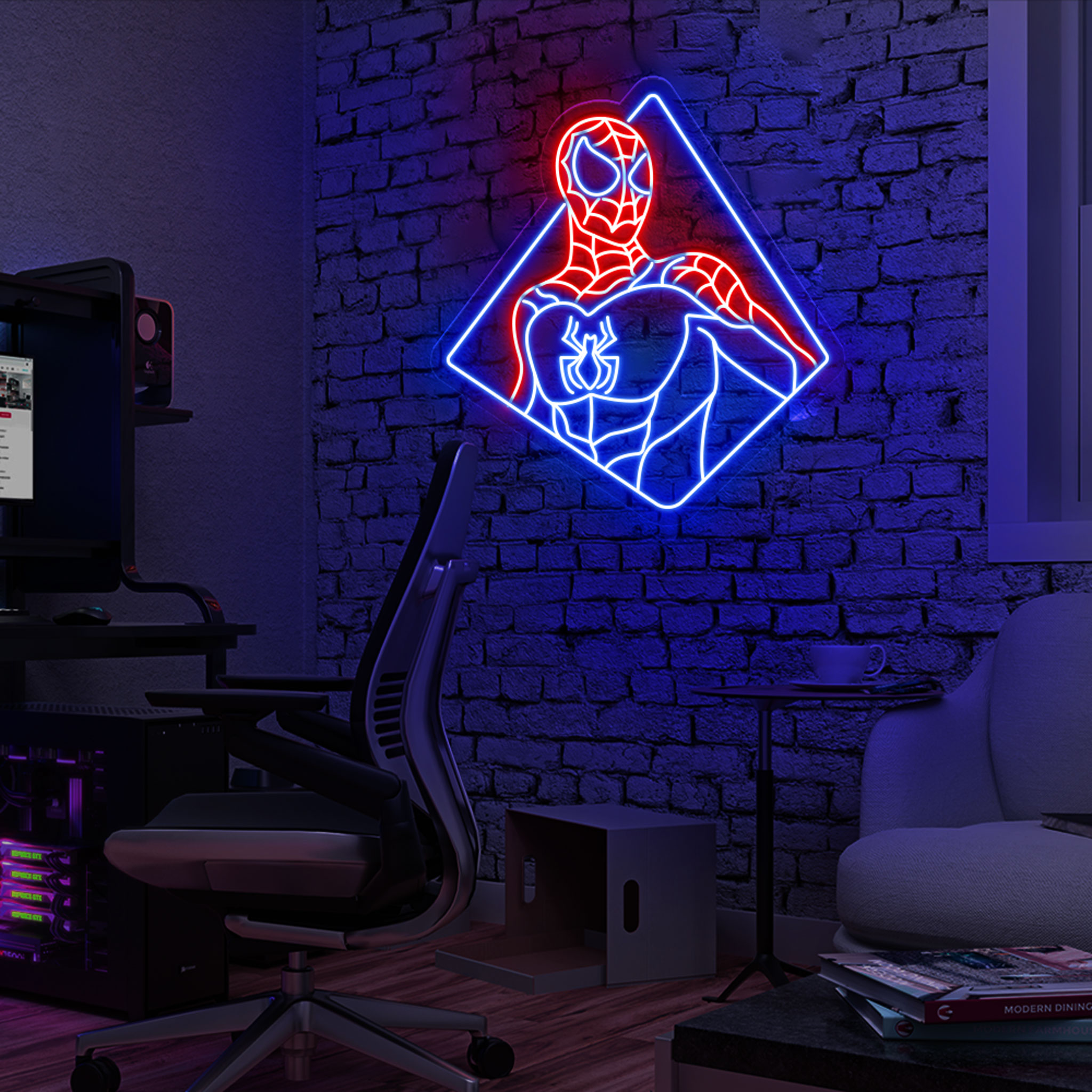 Spiderman LED Neon Sign