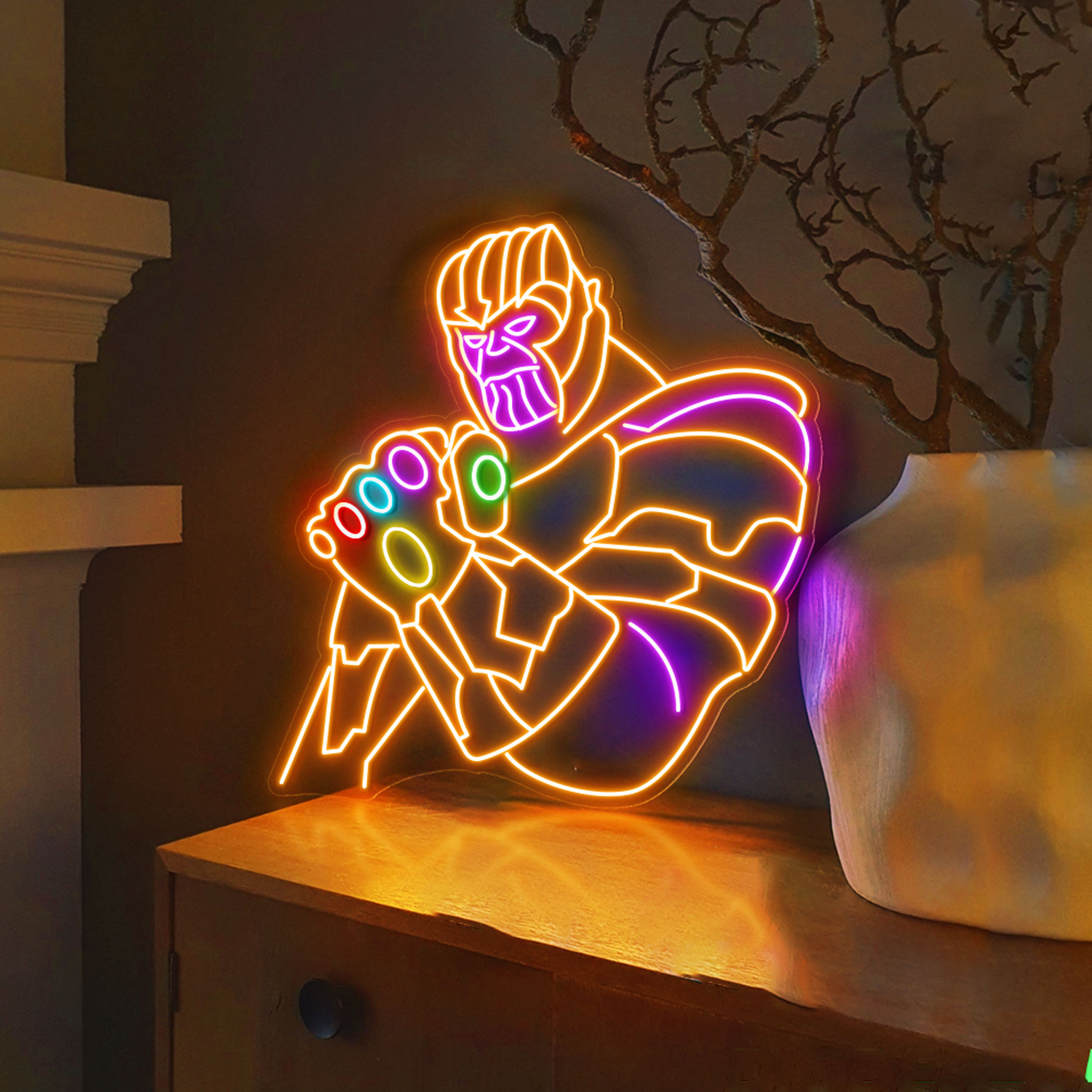 Super Thanos Neon Sign