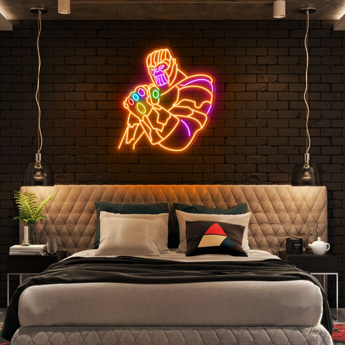 Super Thanos Neon Sign