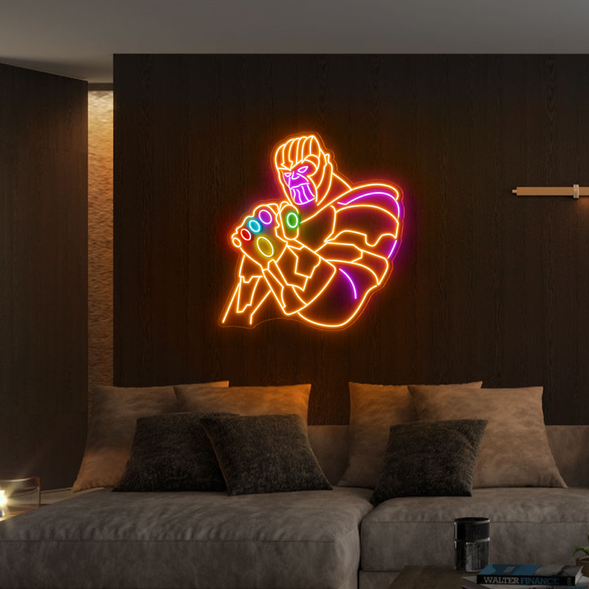 Super Thanos Neon Sign