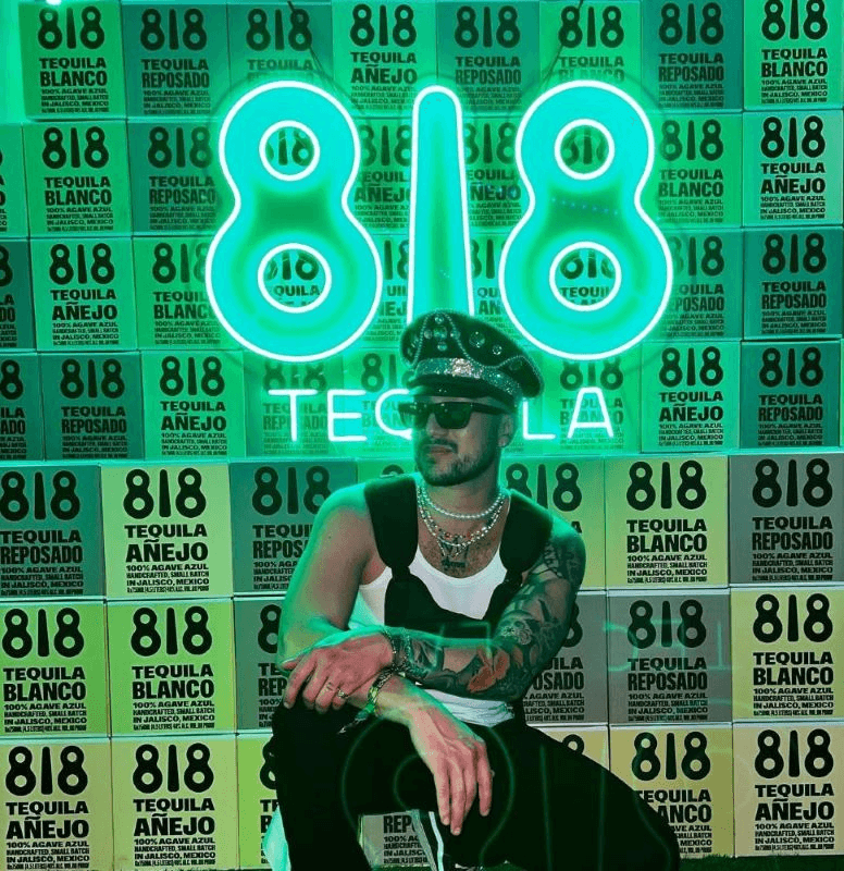 Custom Neon Signs Las Vegas: 818 Tequila @ Electric Daisy Carnival 2022
