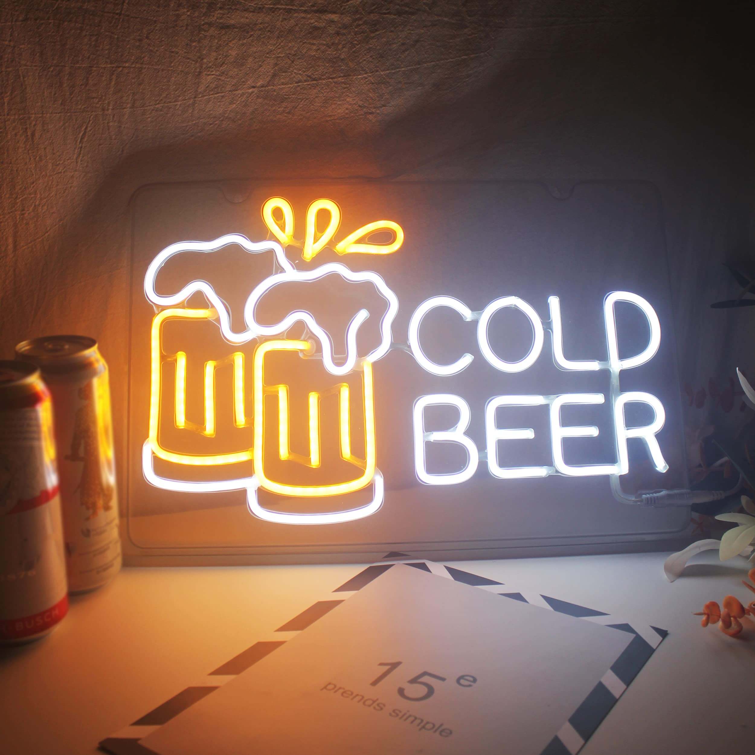 Neon beer signs