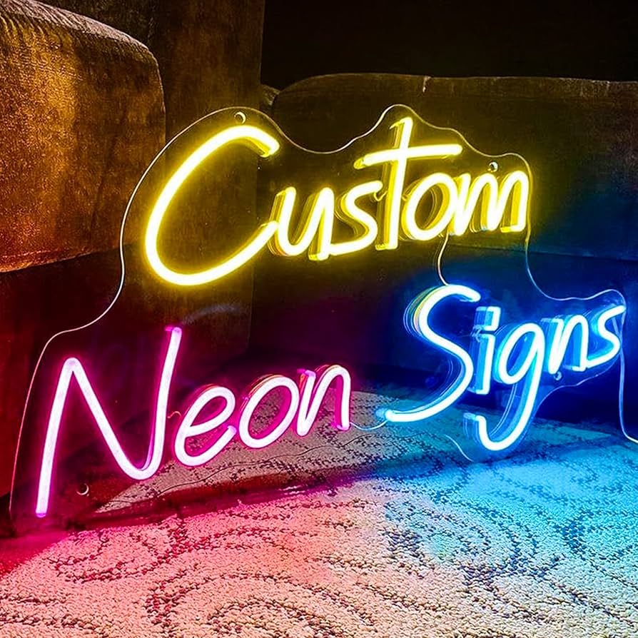 neon sign for gifts custom neon signs yellow neon signs