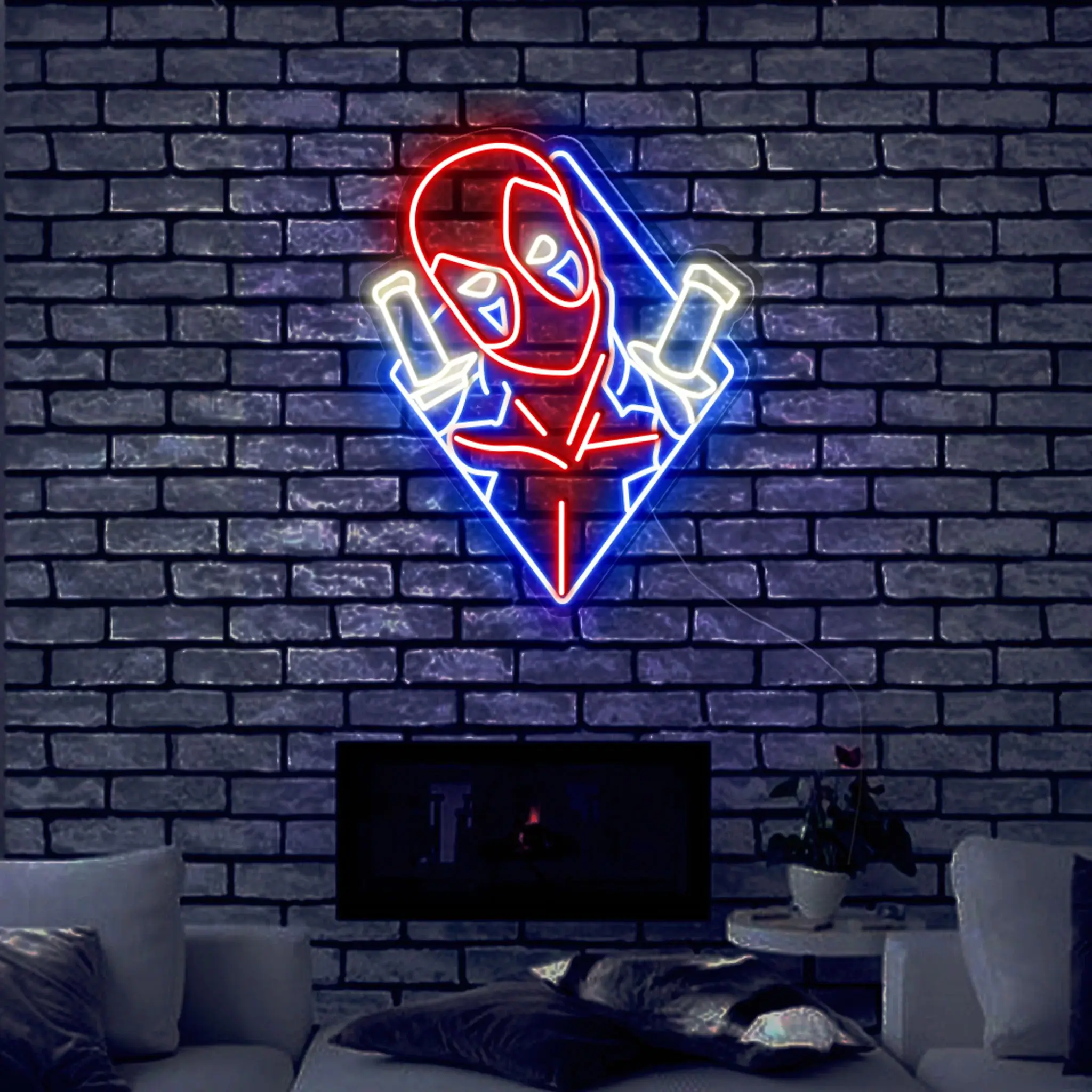 Deadpool neon sign