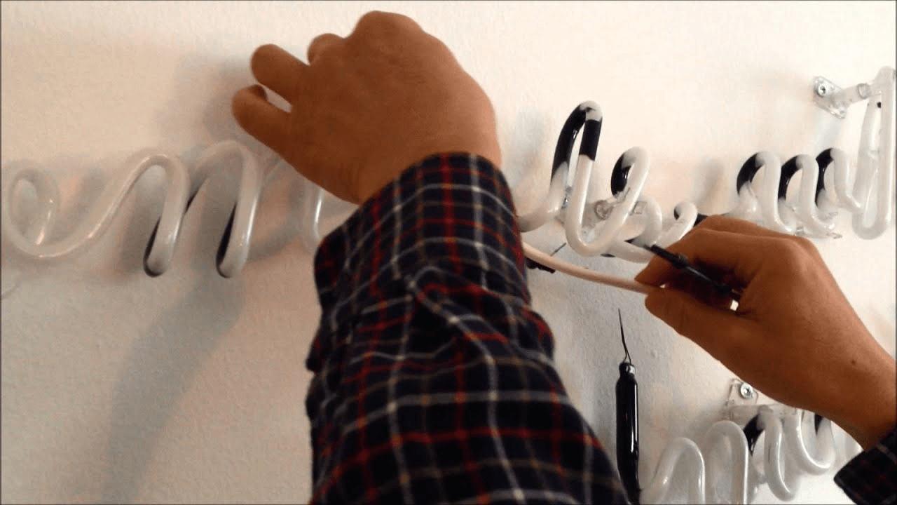 Signage Hanging Method How to hang neon sign: 5 steps - Custom Personalised LED Neon Signs ...