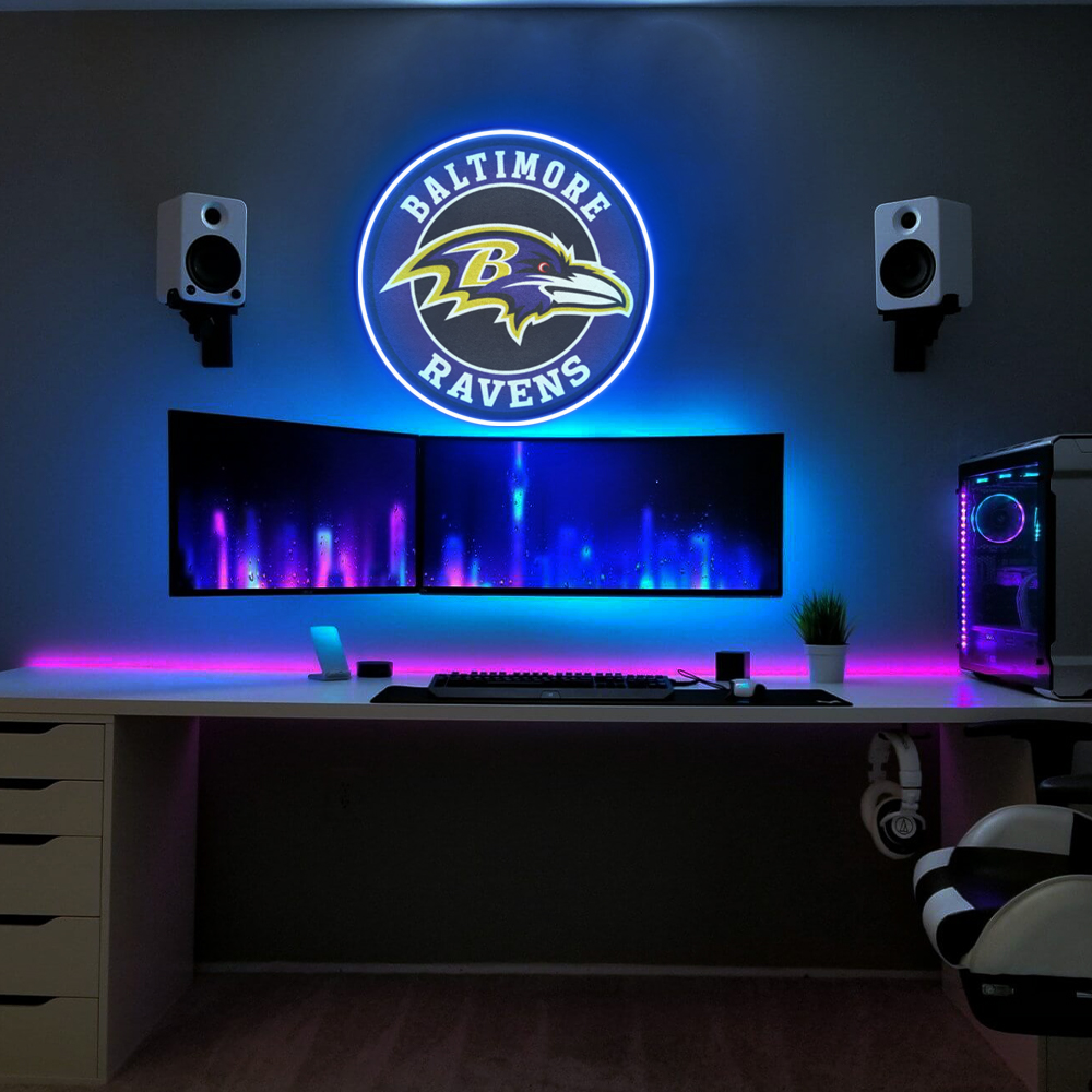 Baltimore Ravens UV Sign