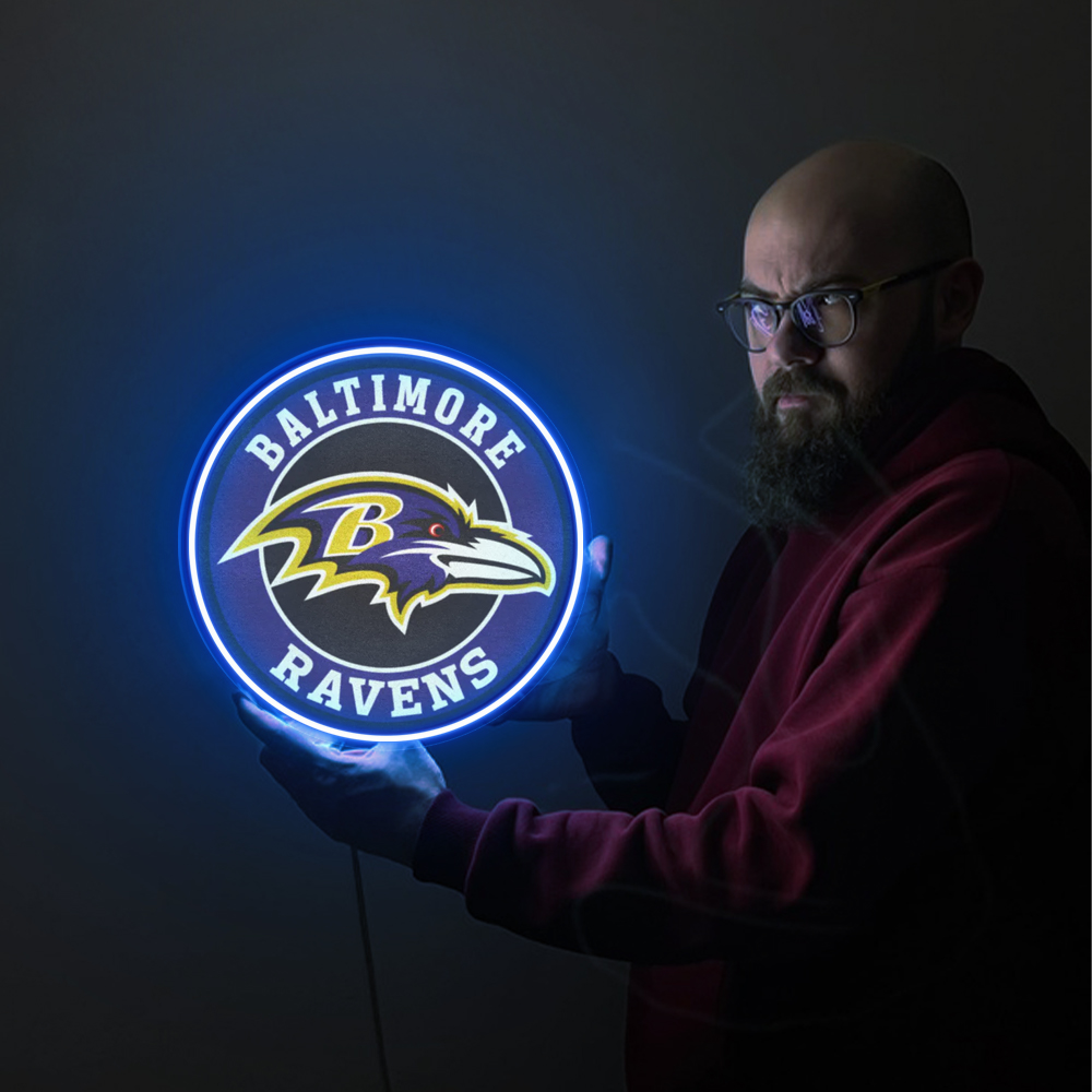 Baltimore Ravens UV Sign