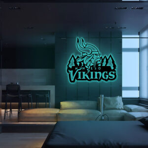 Minnesota Vikings Metal Sign